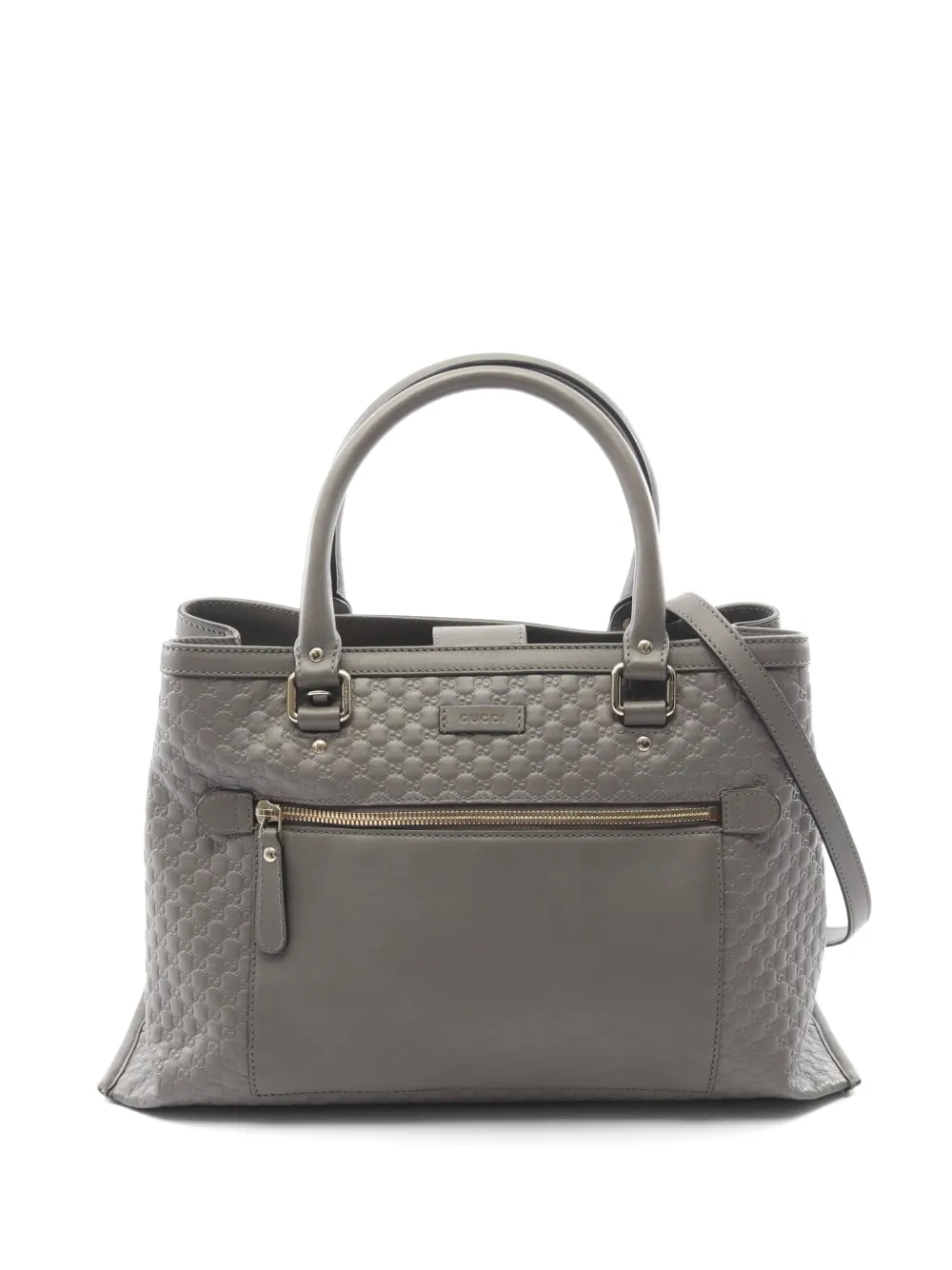 Gucci Pre-Owned 2000s micro leather tote bag - Grau