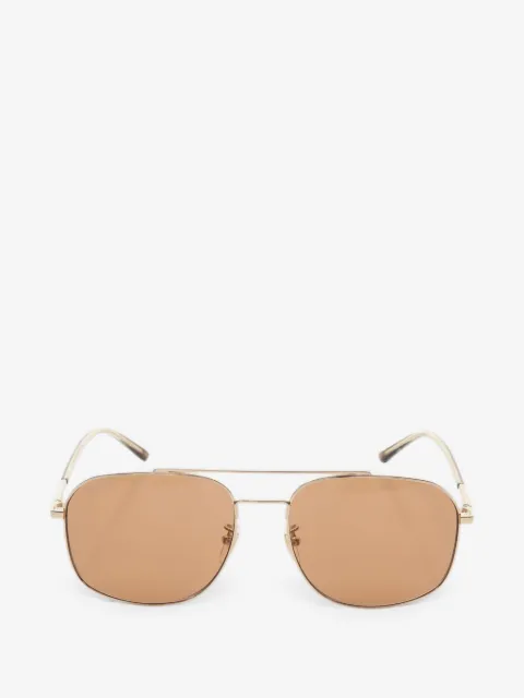 Gucci Pre-Owned 2020s double-bridge sunglasses