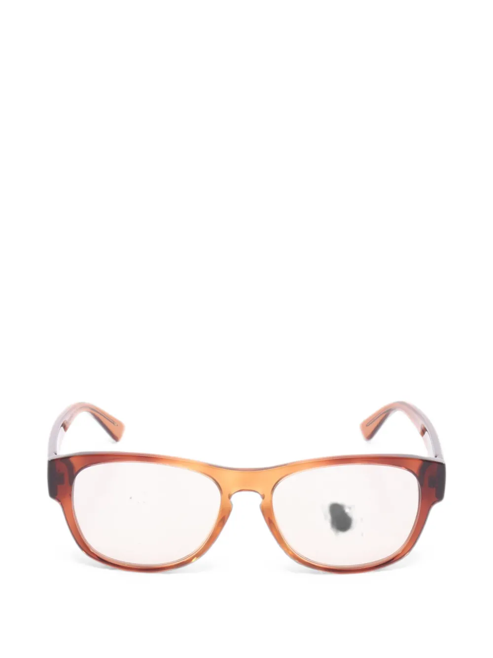 Gucci Pre-Owned 2020s rectangle-frame sunglasses - Marrone