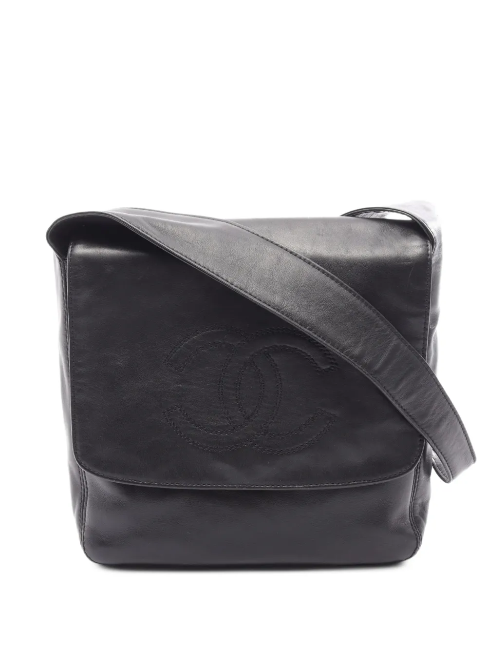 CHANEL Pre-Owned 1997-1999 Coco Mark shoulder bag - Black