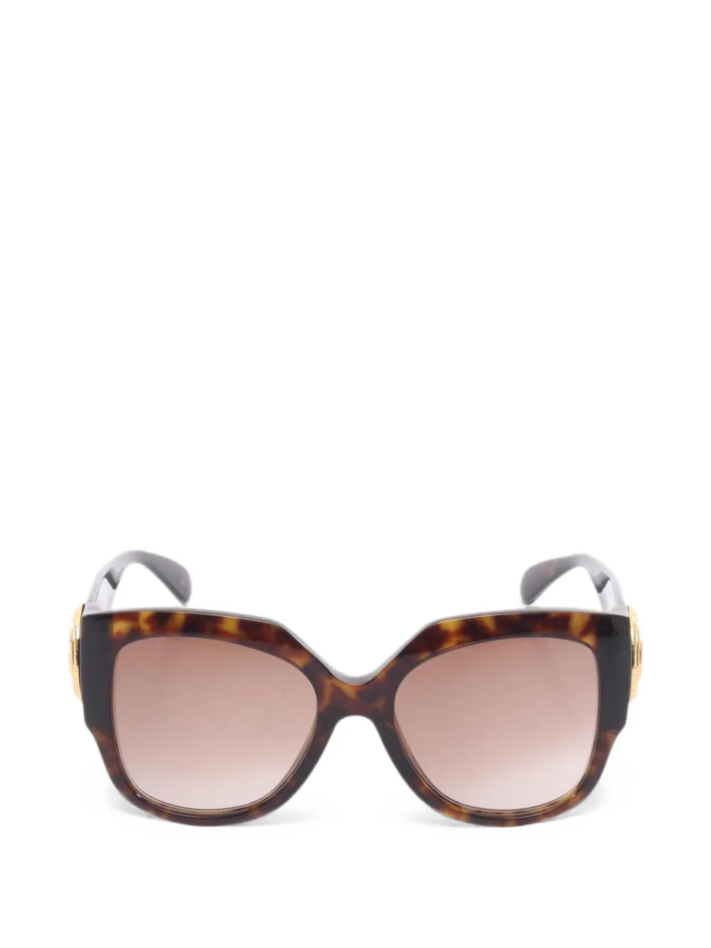 Gucci Pre-Owned tortoiseshell-effect Interlocking G sunglasses - Marrone