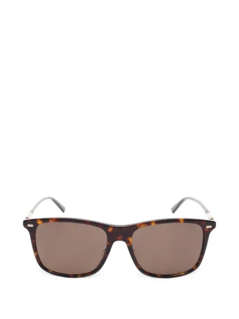 Gucci Pre-Owned lunettes de soleil à effet écailles de tortue