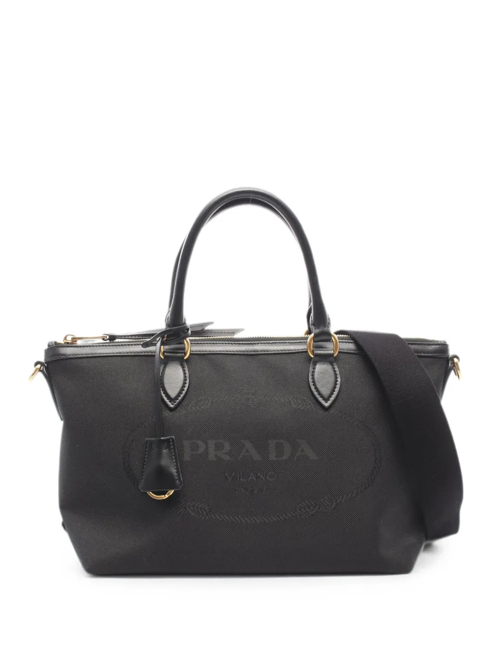 Prada Pre-Owned 2010s logo-print tote bag - Schwarz