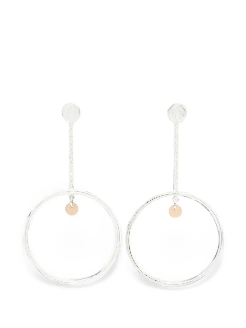 Hermès Pre-Owned 2010s circle-design earrings - Silber