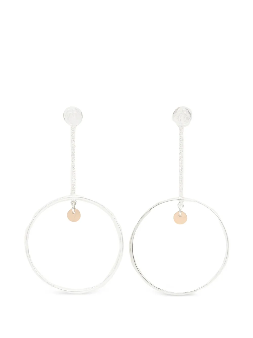Hermès Pre-Owned 2010s circle-design earrings - Silber