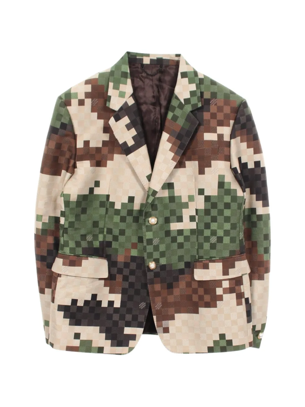 Louis Vuitton Pre-Owned 2010s Damouflage Jacke - Grün