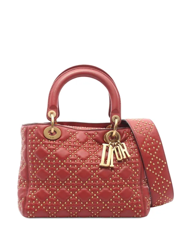 Christian Dior Pre-Owned 2010s レディ ディオール 2way スタッズ 