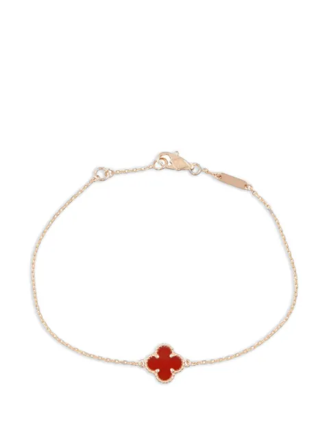 Van Cleef & Arpels Pre-Owned bracelet Sweet Alhambra orné de cornaline (années 2010)