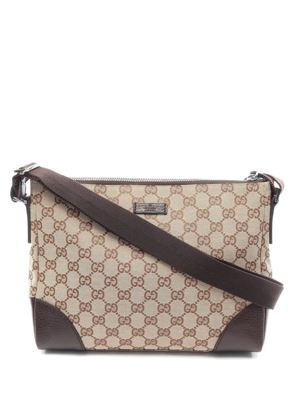Gucci Pre-Owned 2000s GG canvas cross body bag - Nude