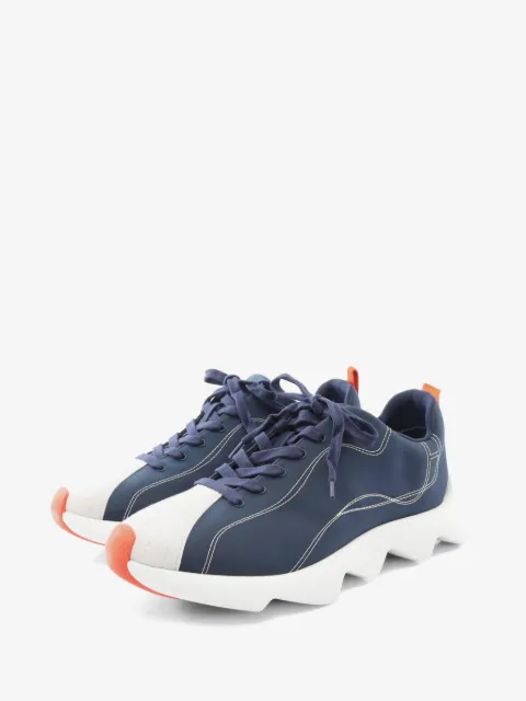 Hermès Pre-Owned Anvol suede-detail sneakers