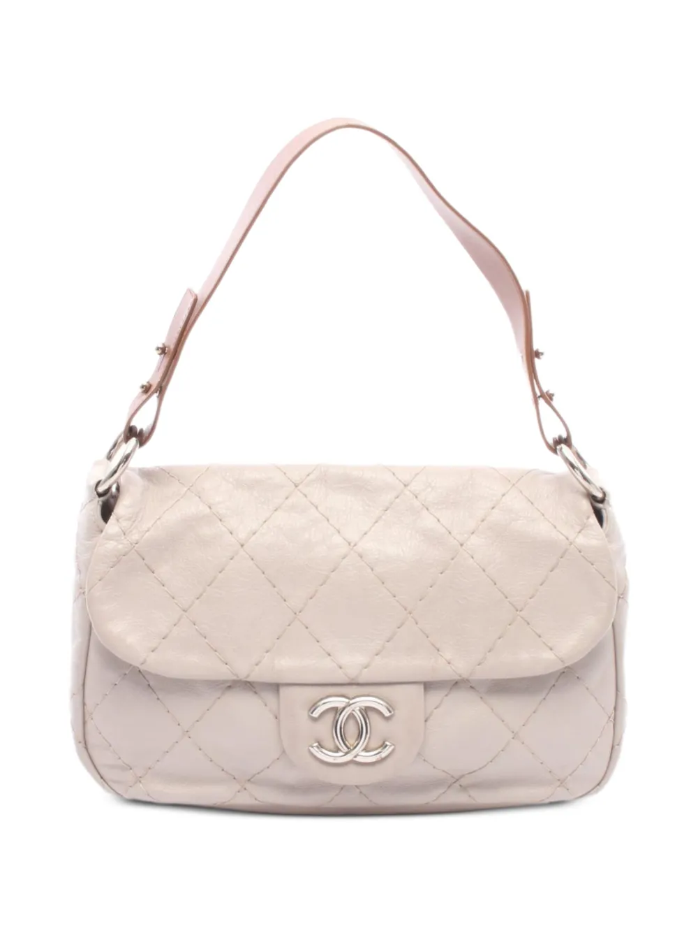 CHANEL Pre-Owned 2011 On The Road shoulder bag - Neutrals