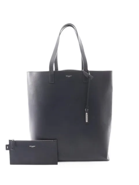 Saint Laurent Pre-Owned 2010s leather tote bag