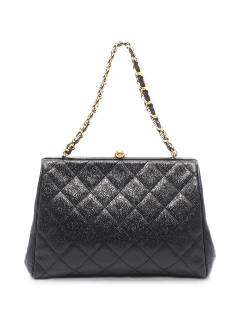 CHANEL Pre-Owned 1994-1996 Matelassé leather handbag - Black