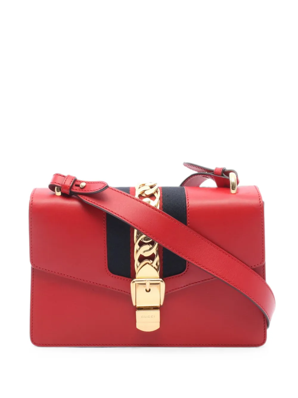 Gucci Pre-Owned 2010s small Sylvie Web shoulder bag - Rot