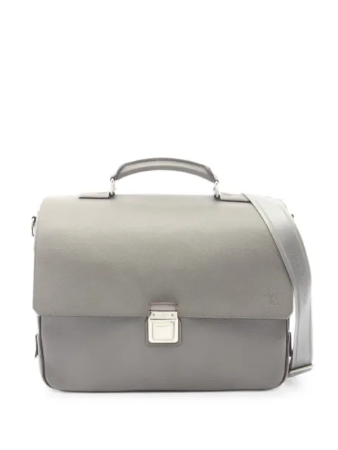 Louis Vuitton Pre-Owned 2010 GM Vasili Taiga-Glacier briefcase