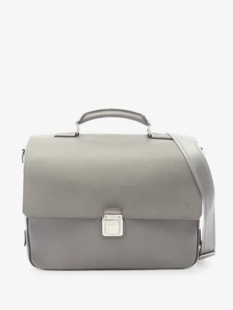 Louis Vuitton Pre-Owned 2010 GM Vasili Taiga-Glacier briefcase