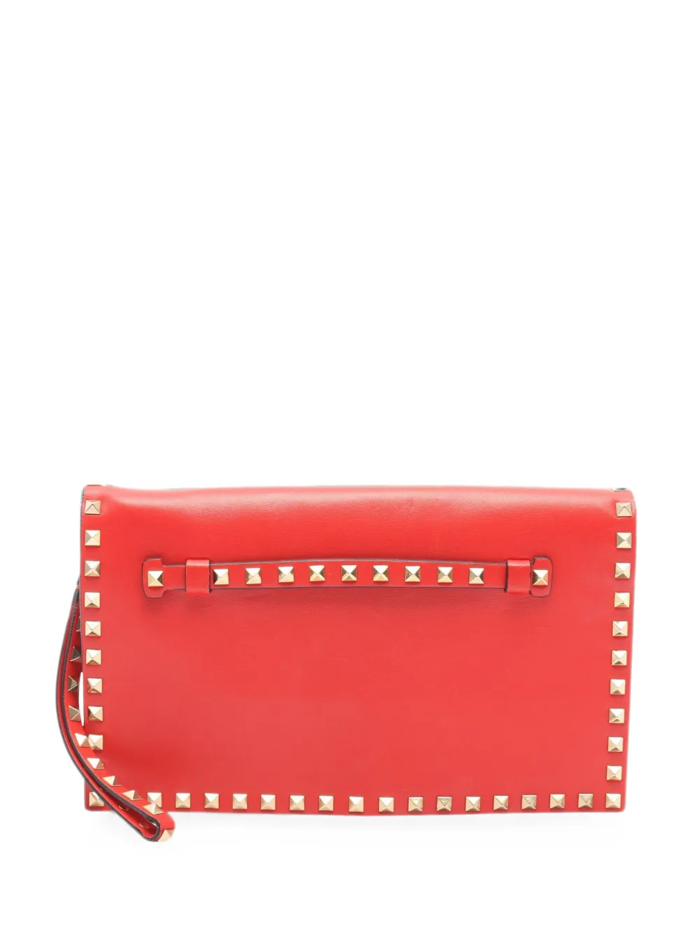 Valentino Garavani Pre-Owned 2010s Rockstud clutch bag - Rot