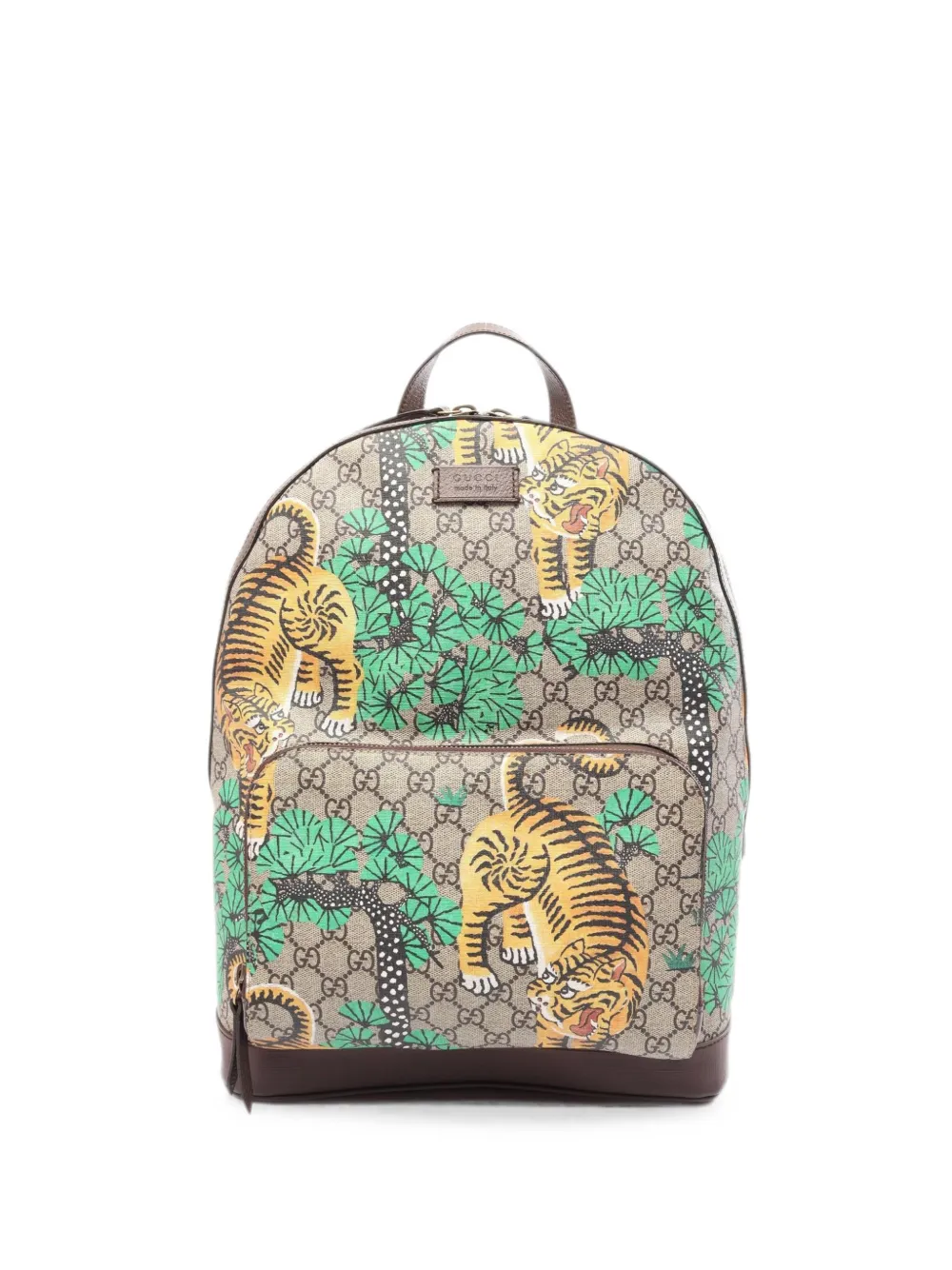 Gucci Pre-Owned 2010s GG Supreme Bengal backpack - Neutrals