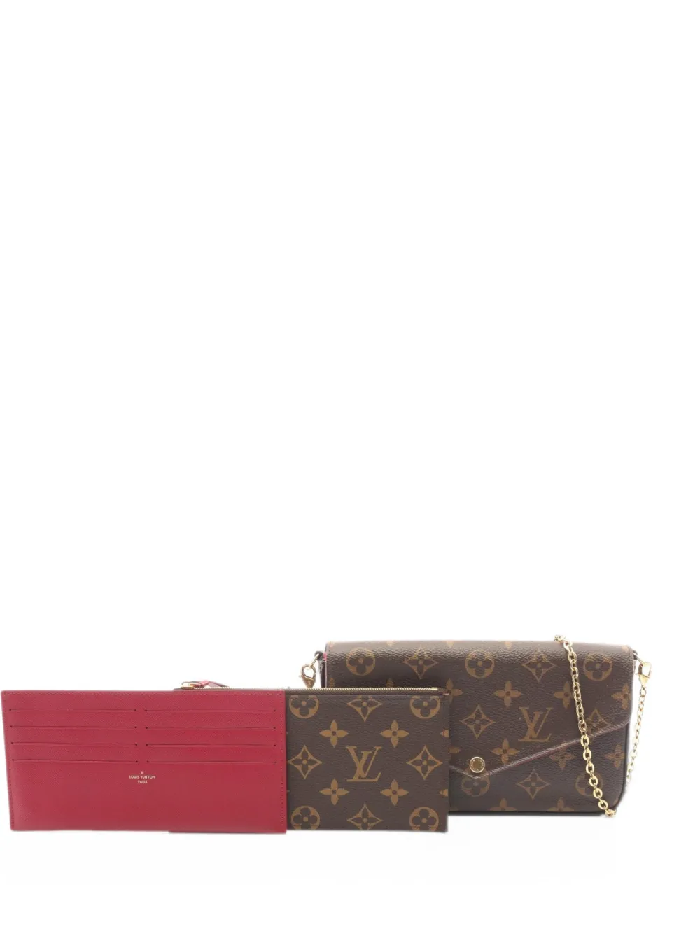 Louis Vuitton Pre-Owned 2019 Pochette Félicie Umhängetasche mit Monogramm - Braun
