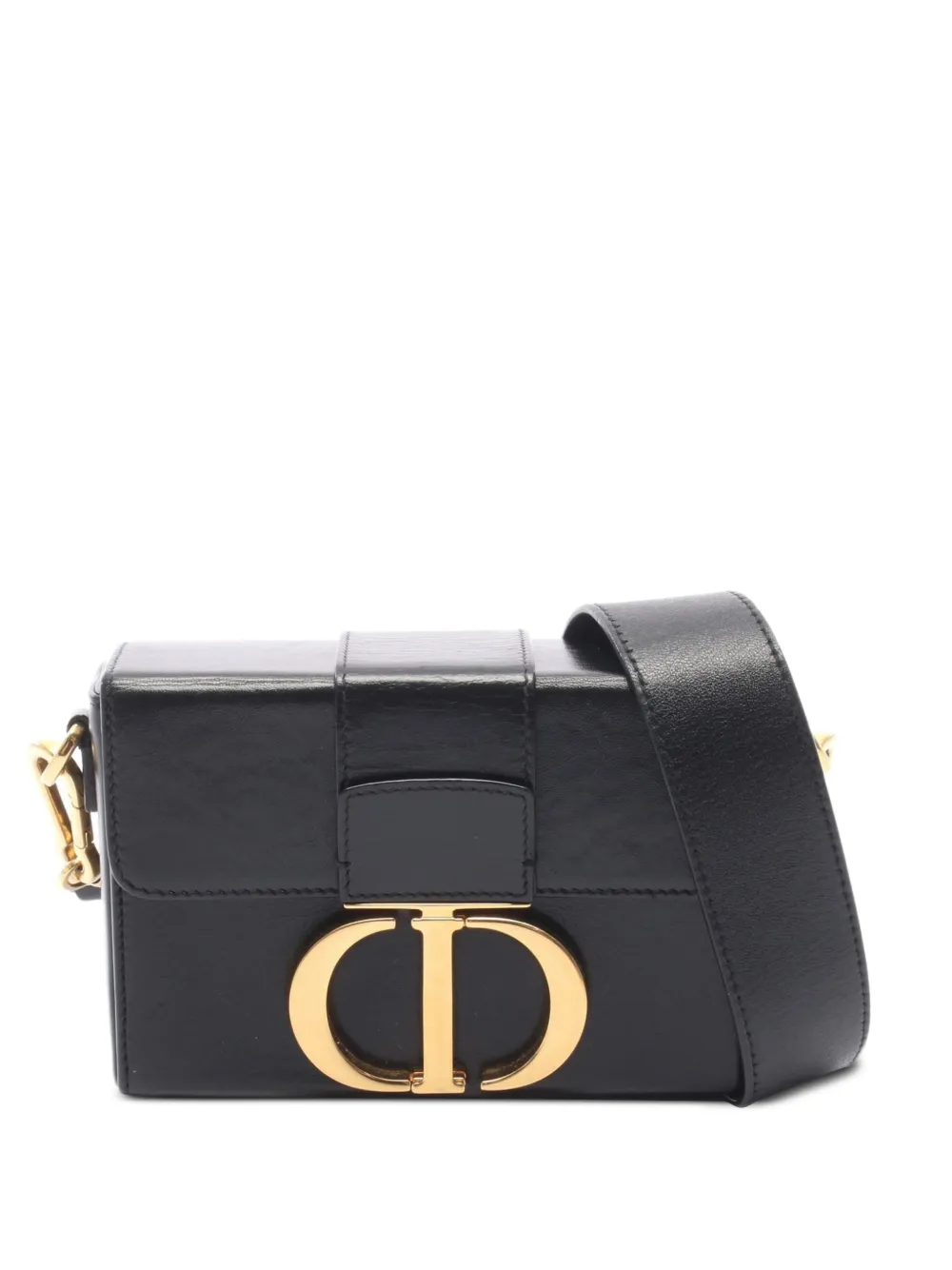 Christian Dior Pre-Owned 2000s 30 Montaigne box shoulder bag - Black