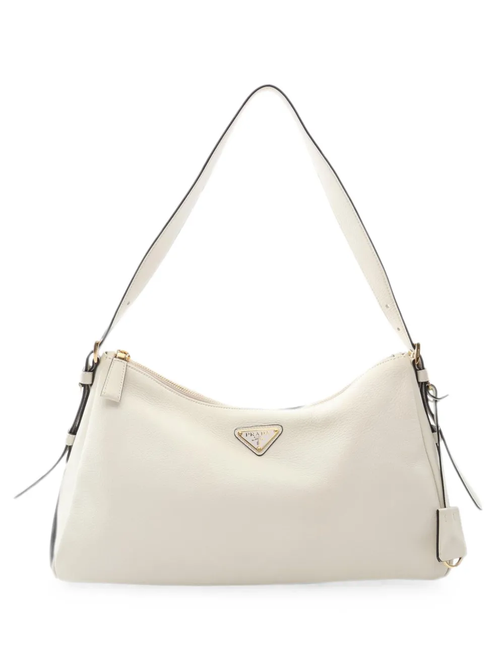 Prada Pre-Owned 2010s large Aimée leather shoulder bag - Weiß