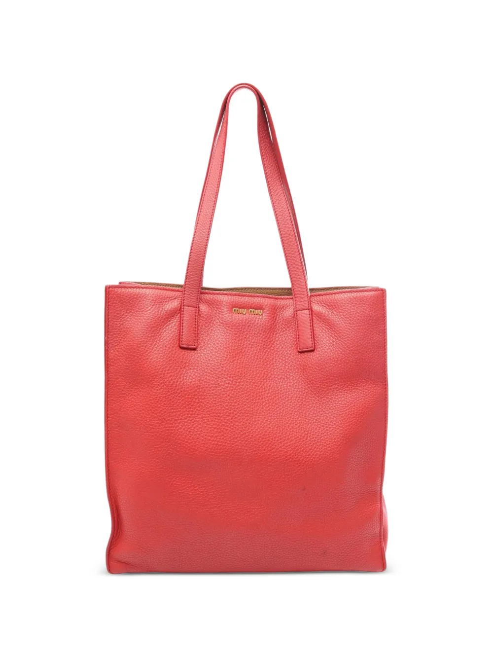 Miu Miu Pre-Owned 2000s leather tote bag - Red