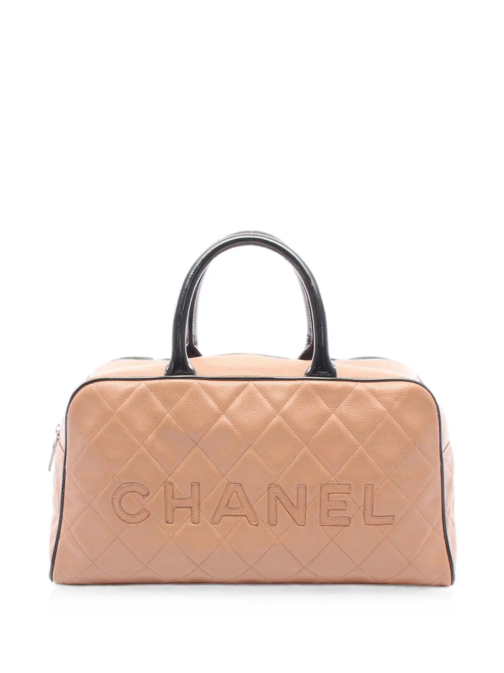 CHANEL Pre-Owned 2000-2002 mini matelassé Boston bag - Pink