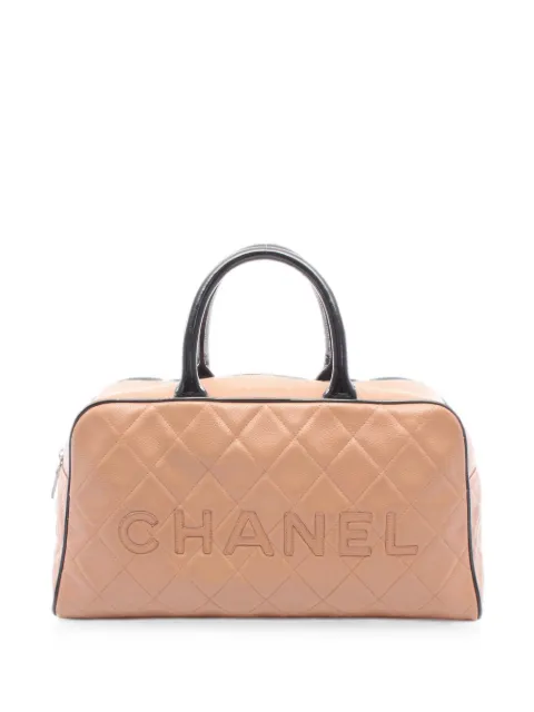 CHANEL Pre-Owned 2000-2002 미니 마틀라세 보스턴 백