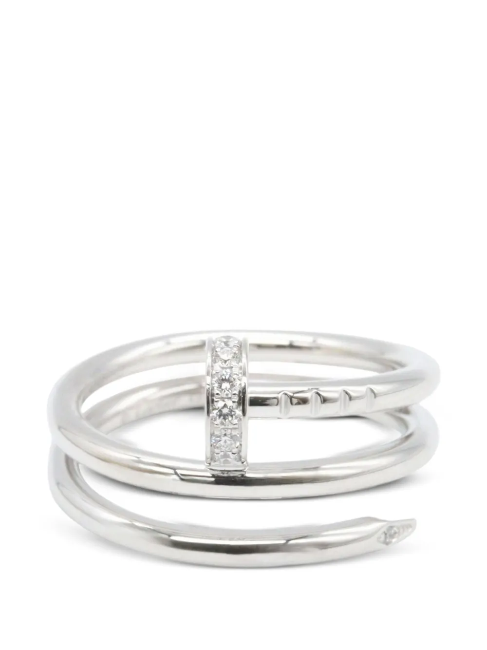 Cartier 2010s Juste Un Clou diamond ring - Argento