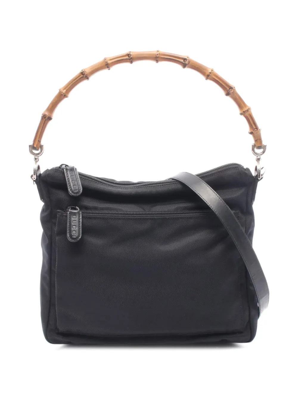 Gucci Pre-Owned 2000s bamboo top-handle handbag - Schwarz