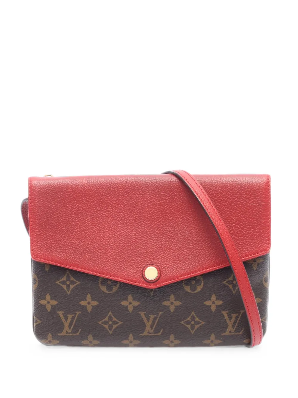 Louis Vuitton Pre-Owned 2015 Monogram Twice shoulder bag - Marrone