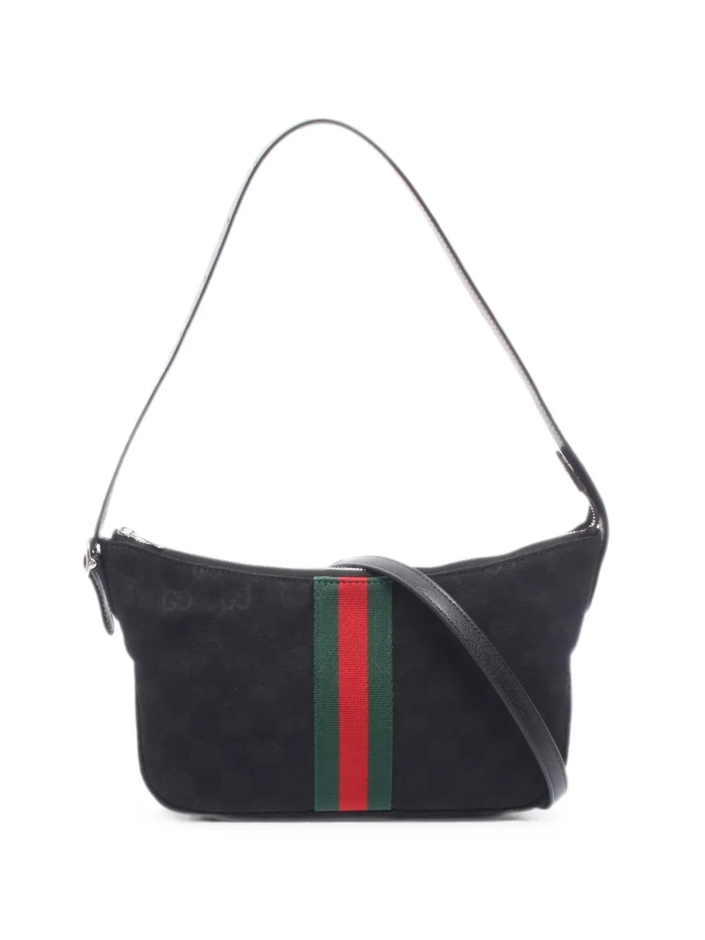 Gucci Pre-Owned GG small Lunetta shoulder bag - Nero