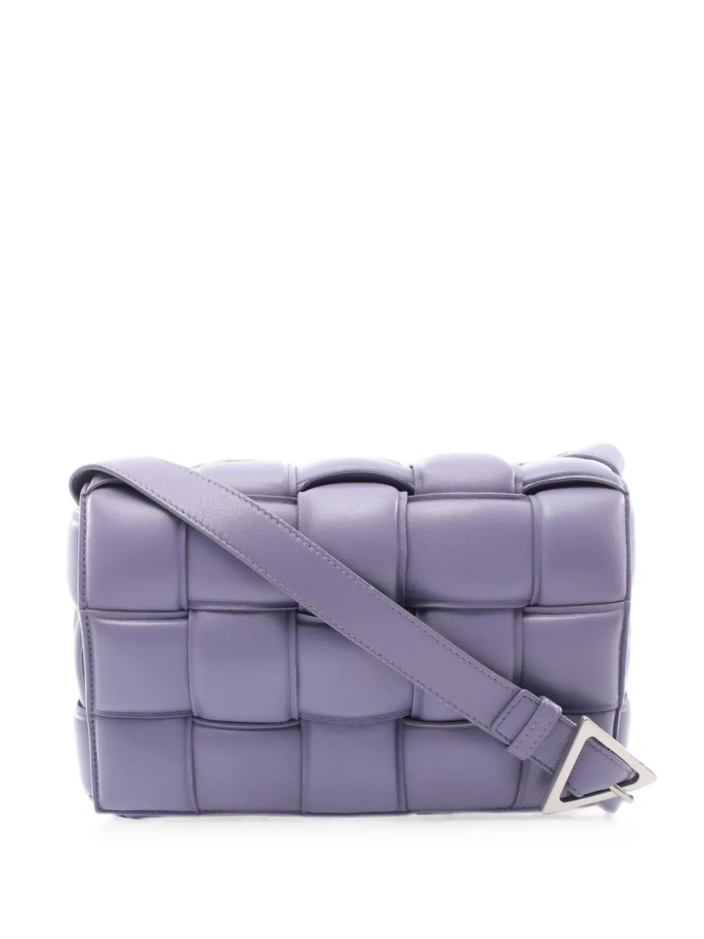 Bottega Veneta Pre-Owned 2010s Cassette Maxi Intrecciato Schultertasche - Violett