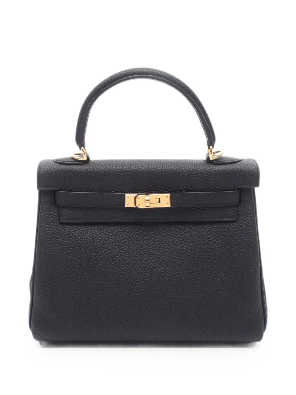 Hermès Pre-Owned 2025 25 Kelly Togo-leather tote bag - Schwarz