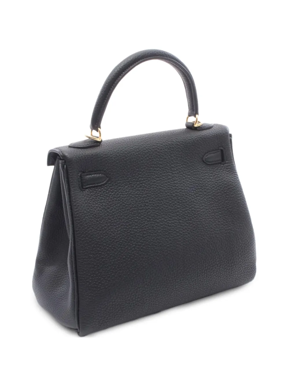 Hermès Pre-owned 2025 25 Kelly Togo-leather Tote Bag in Black, view 2