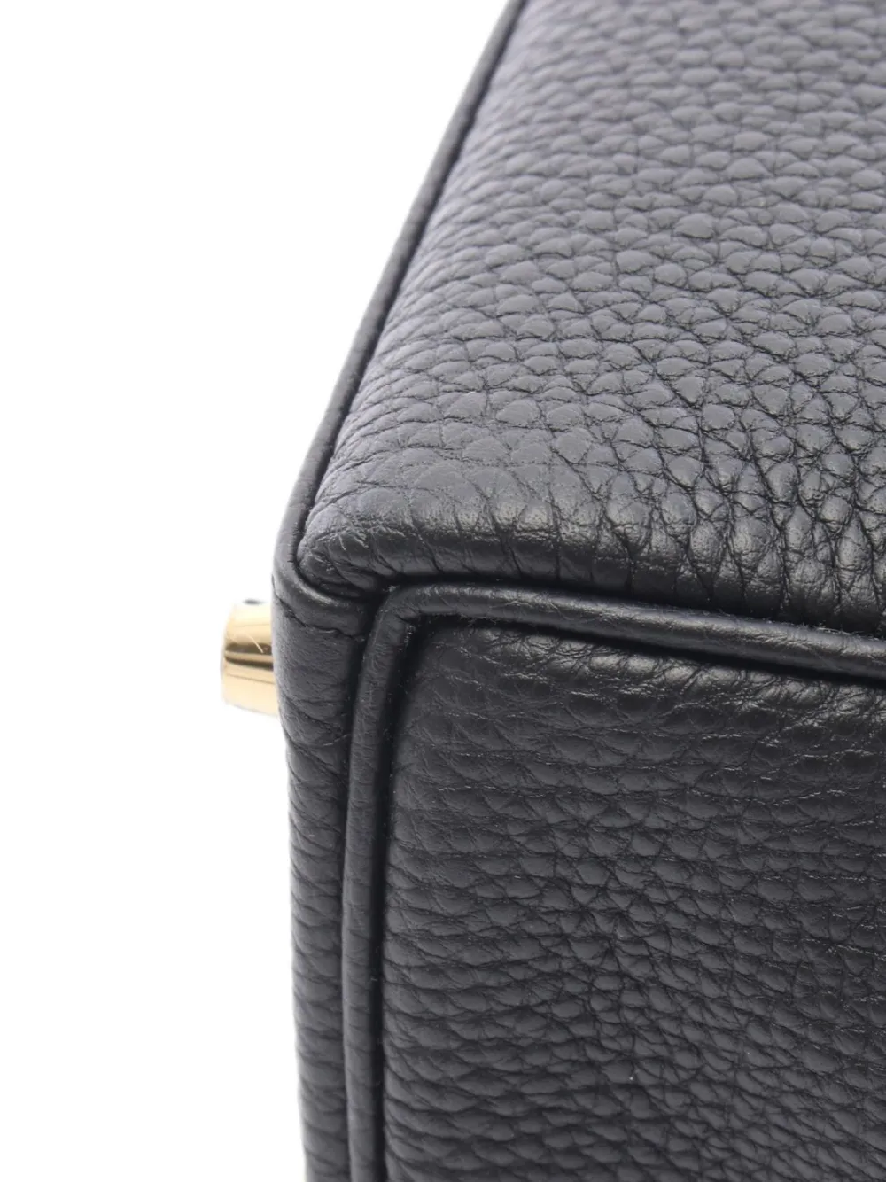 Hermès Pre-owned 2025 25 Kelly Togo-leather Tote Bag in Black, view 5