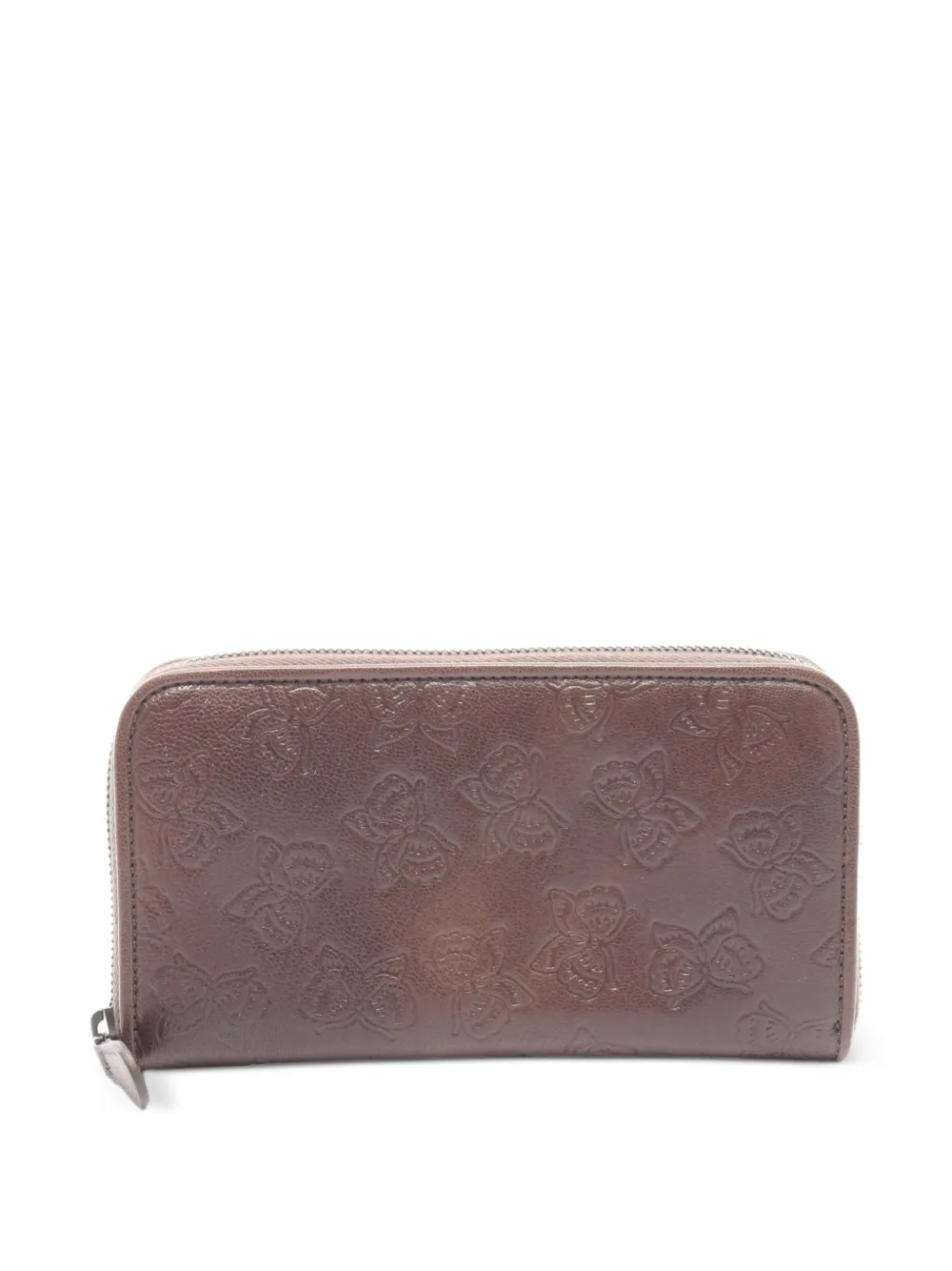 Bottega Veneta Pre-Owned 2000s butterfly-motif wallet - Marrone