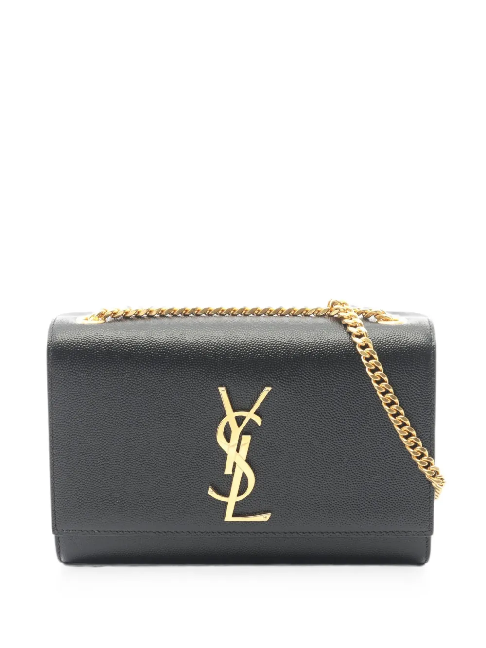 Saint Laurent Pre-Owned 2020s small Kate chain shoulder bag - Nero