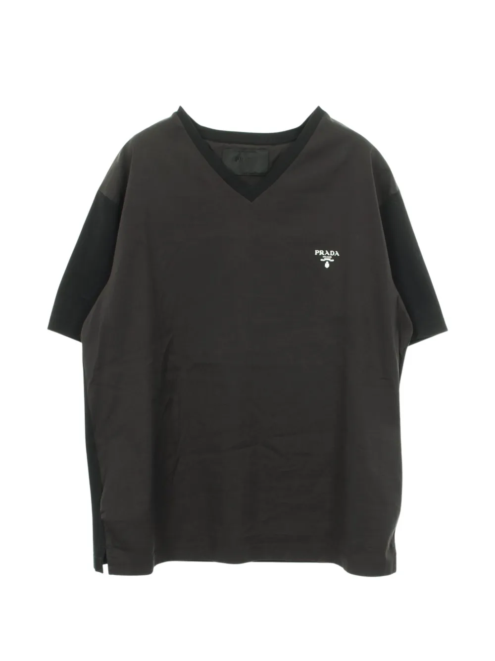 Prada Pre-Owned 2010s color-block T-shirt - Schwarz