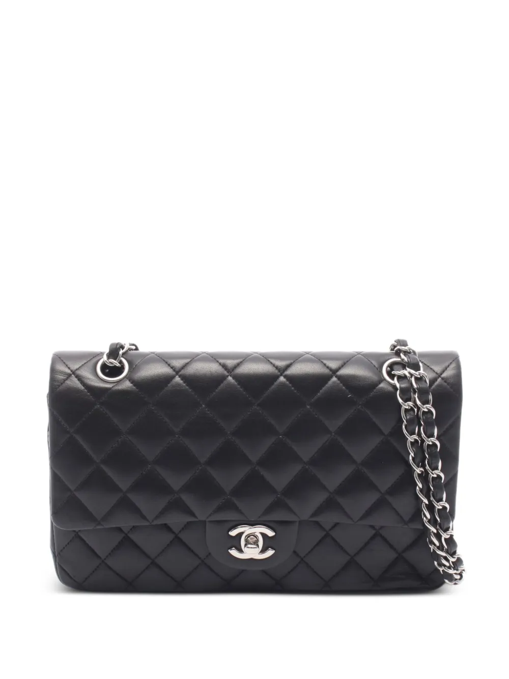 CHANEL Pre-Owned 2011 Schultertasche mit Double Flap - Schwarz