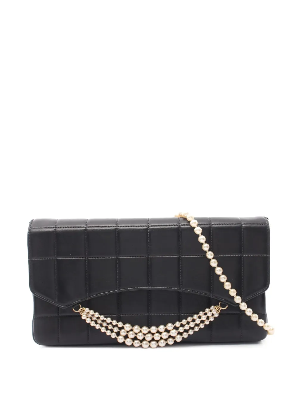 CHANEL Pre-Owned 2002-2003 Chocolate Bar shoulder bag - Black
