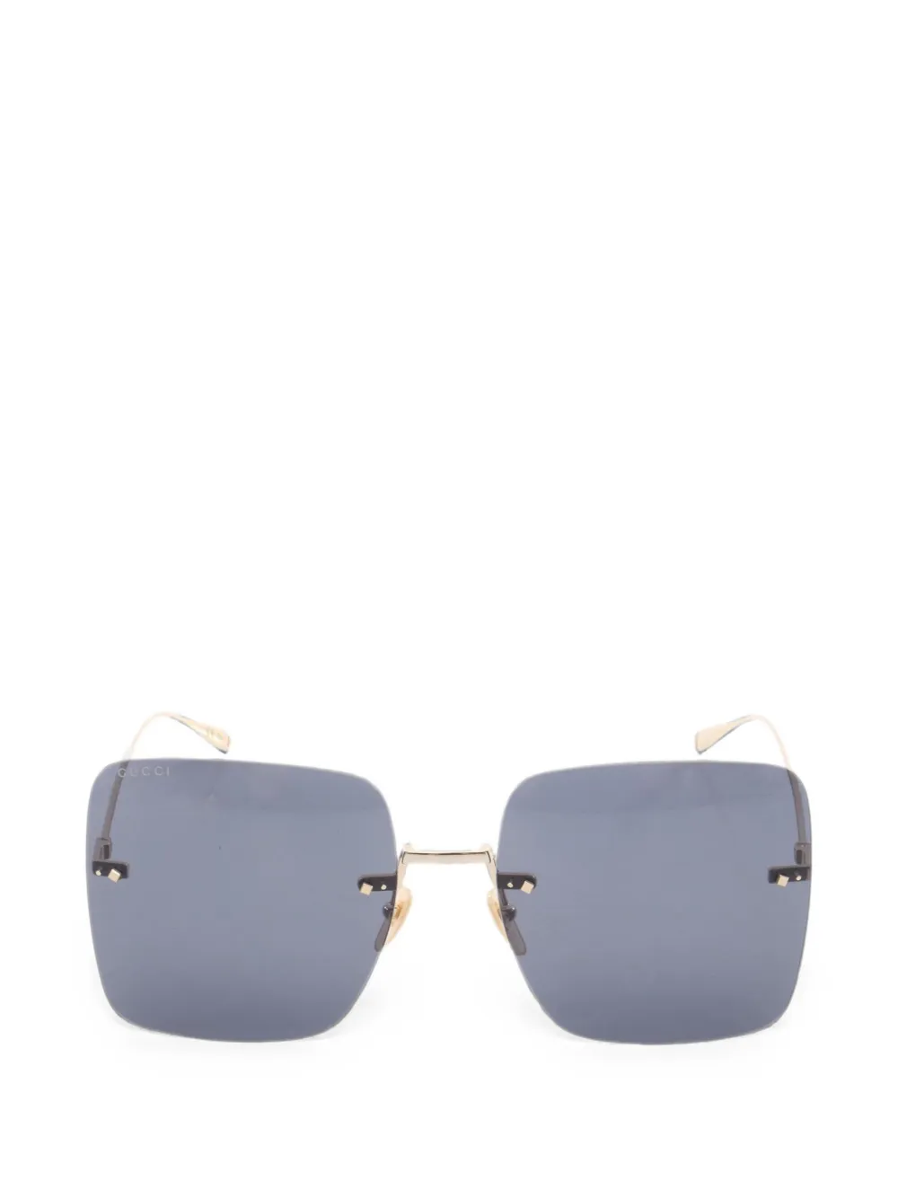 Gucci Pre-Owned 2020s square-frame sunglasses - Gold