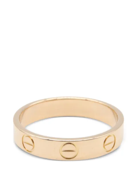 Cartier anillo Love con logo grabado 2010