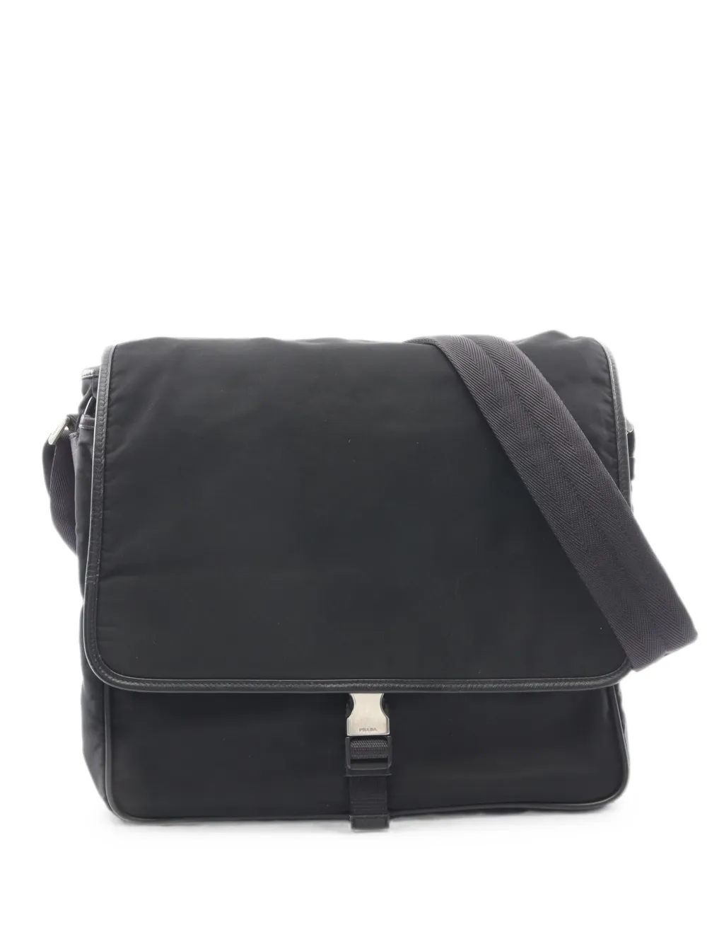 Prada Pre-Owned 2000s Schultertasche mit Schnallendetail - Schwarz