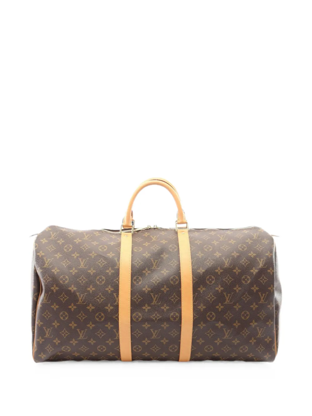 Louis Vuitton Pre-Owned 2015 Monogram Keepall 55 holdall - Brown