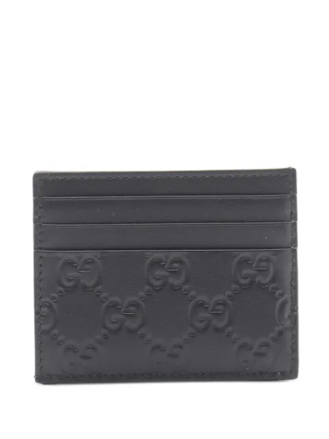 Gucci Pre-Owned 2020s GG Emblem card case