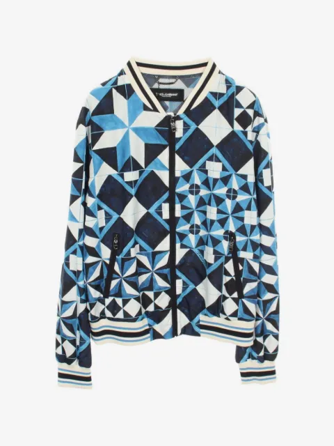 Dolce & Gabbana Pre-Owned 2010s geometric-print jacket