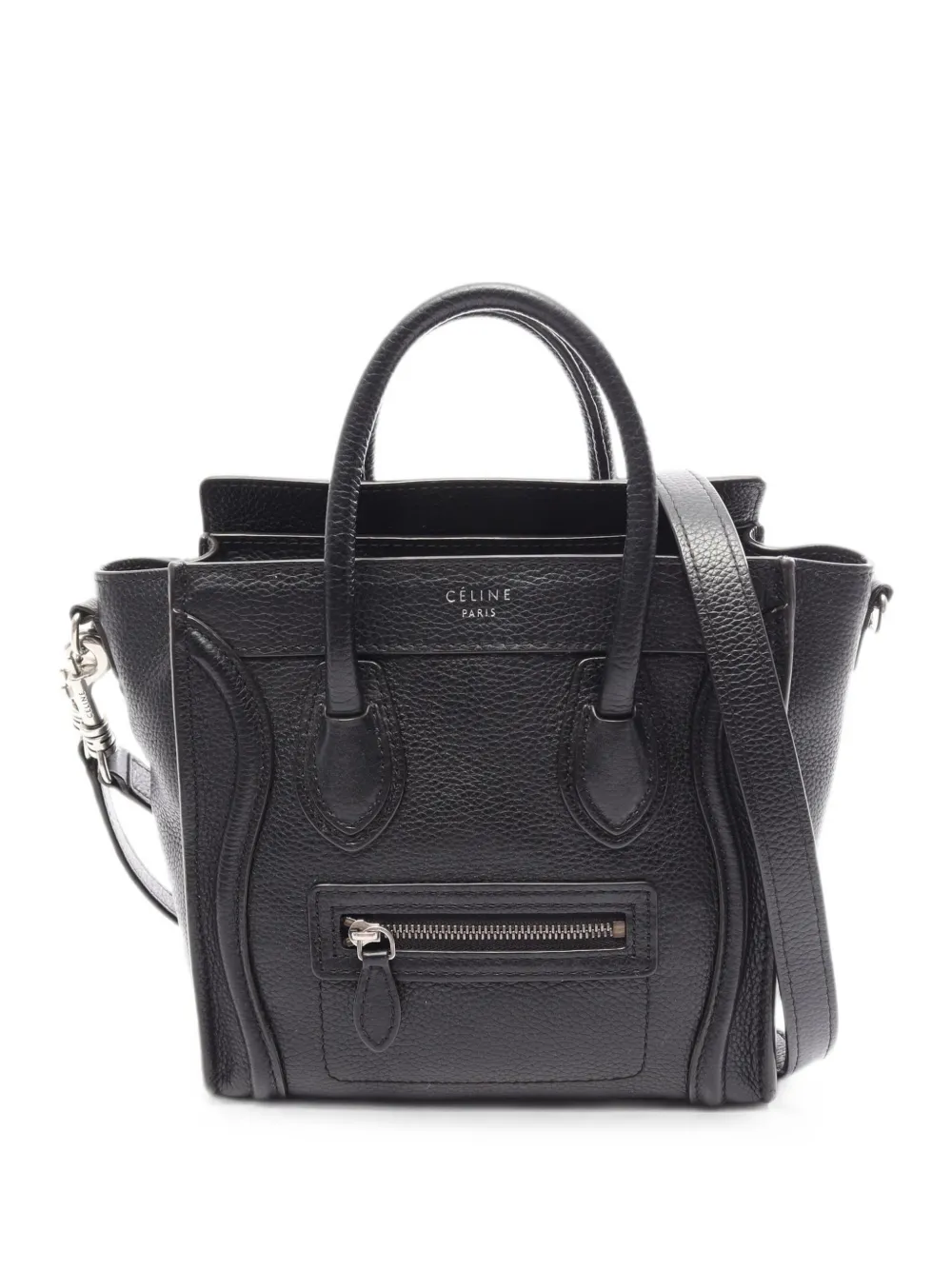 Celine Pre-Owned 2000s Nano Luggage Handtasche - Schwarz