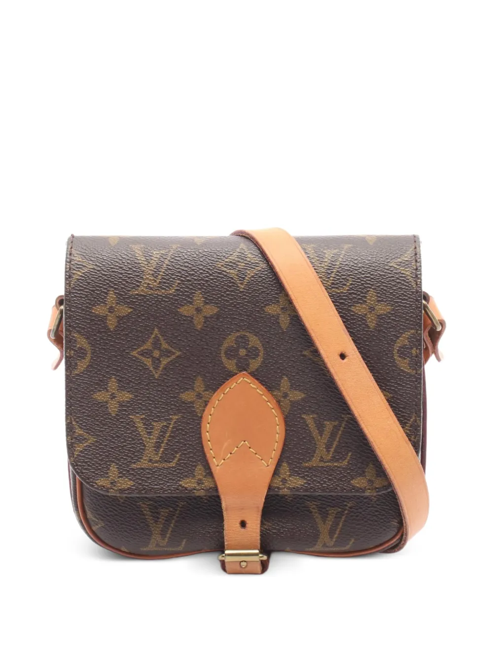 Louis Vuitton Pre-Owned 1990 PM Cartesier Monogram shoulder bag - Brown