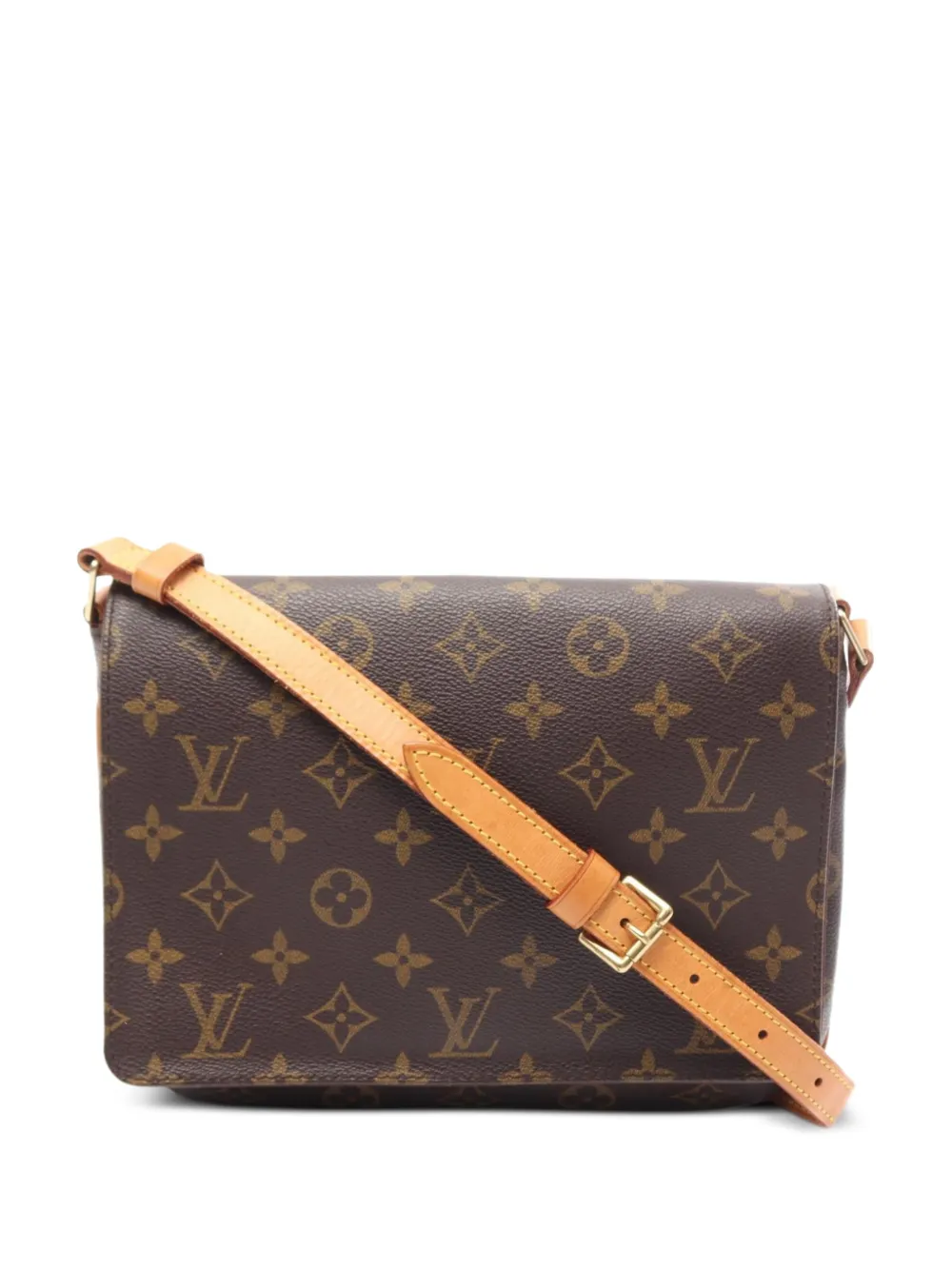 Louis Vuitton Pre-Owned 2001 Monogram Musette Tango shoulder bag - Braun